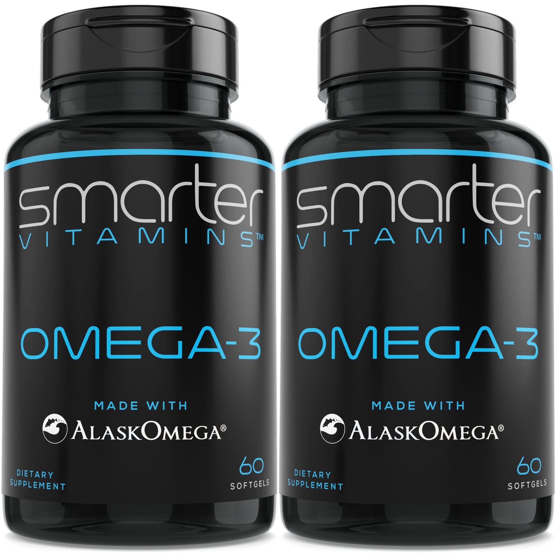 SmarterVitamins Omega 3 Fish Oil Softgels 120 Count