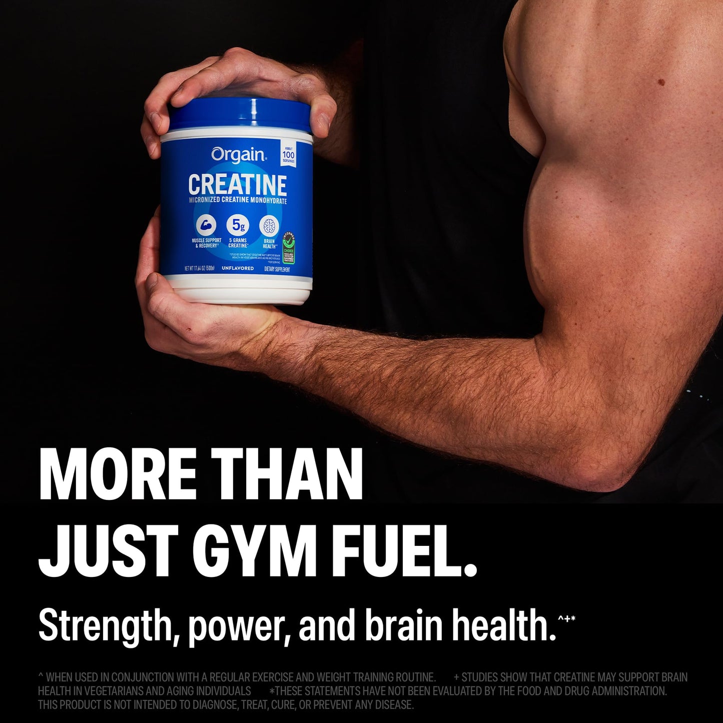 Orgain Creatine Monohydrate Micronized Powder 17.64 oz