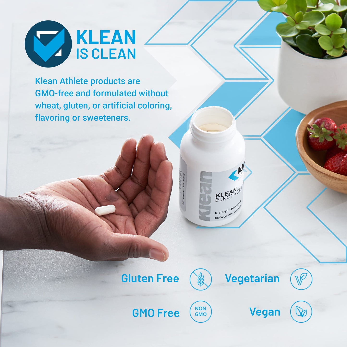 Klean Athlete Klean Electrolytes 120 Capsules