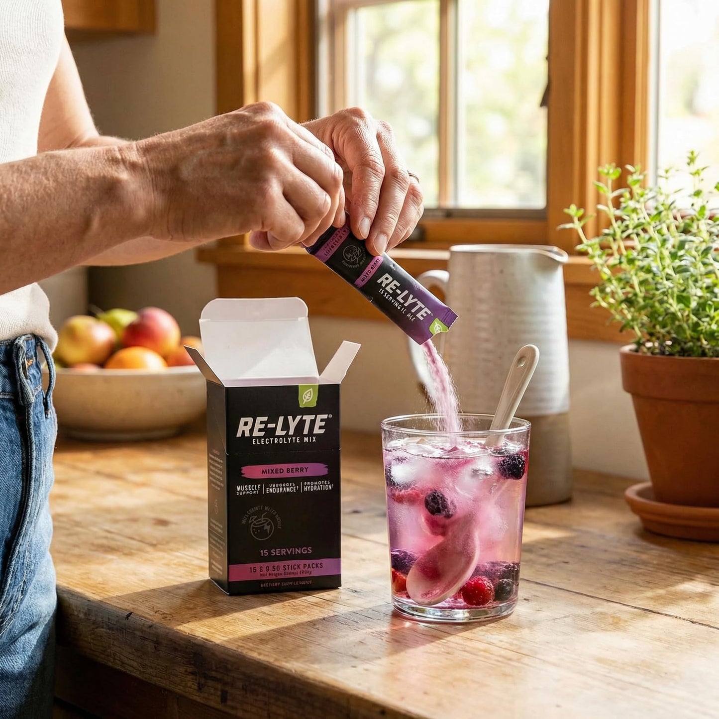GROVE Relyte Electrolyte Mix Berry Powder 3.44 oz