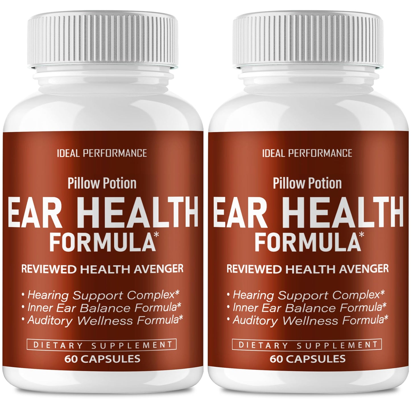 IDEAL PERFORMANCE Pillow Potion Ear Health Capsules, 120 Count
