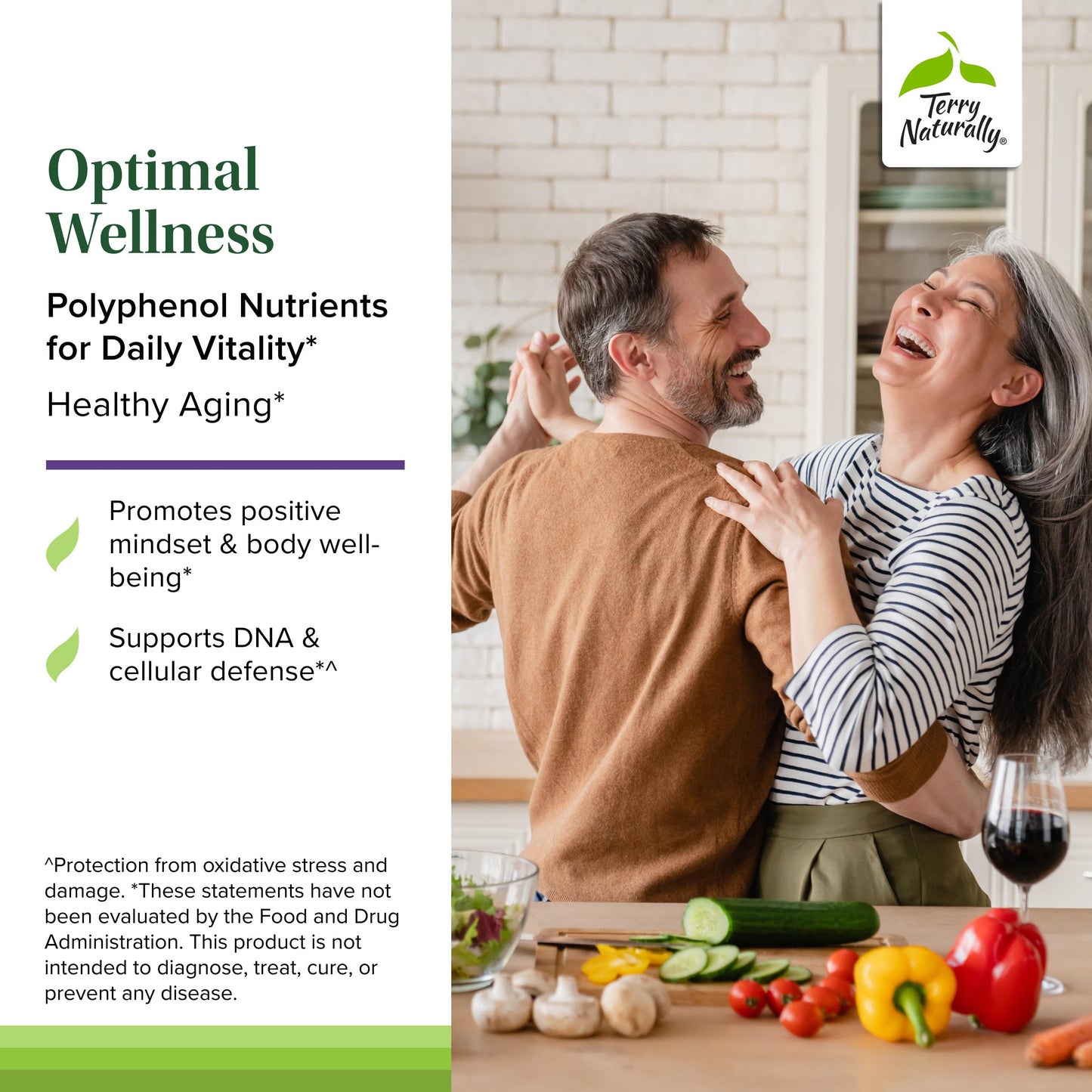 Terry Naturally Optimal Wellness Immune, Respiratory & Brain Health Support with Curcumin, 30 Capsules