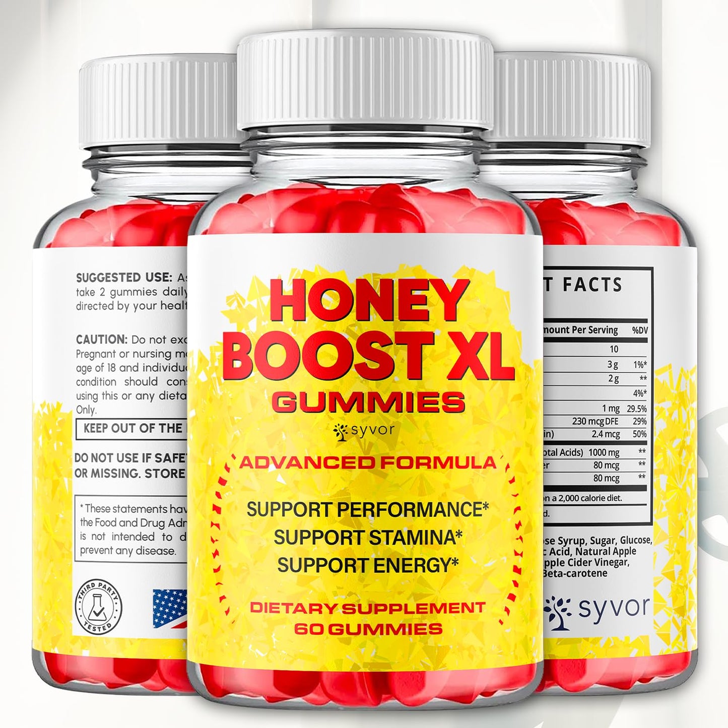 Syvor Honey Boost XL Gummy 120 Gummies