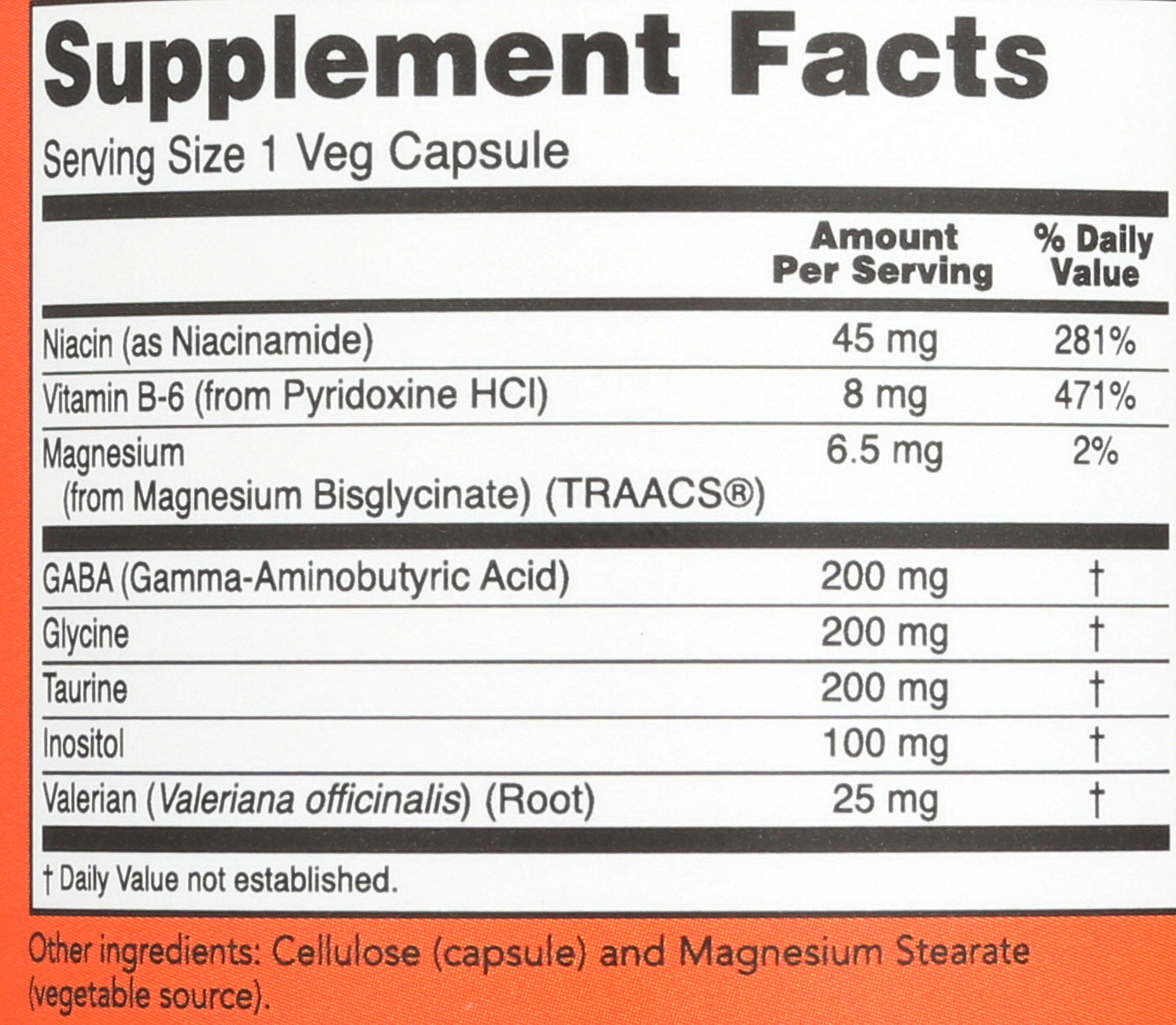NOW Foods True Calm Amino Relaxer 180 Capsules