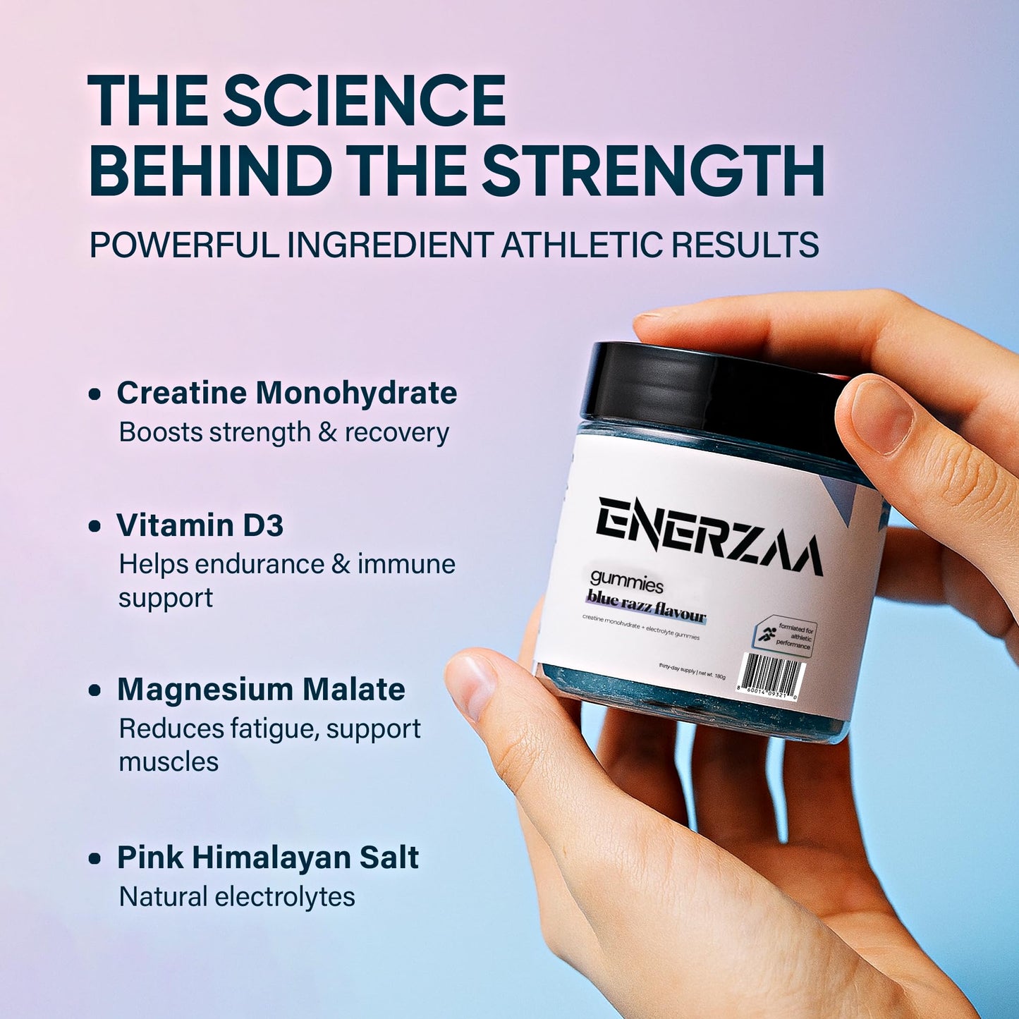 ENERZAA Creatine Complex Gummies, 60 Count