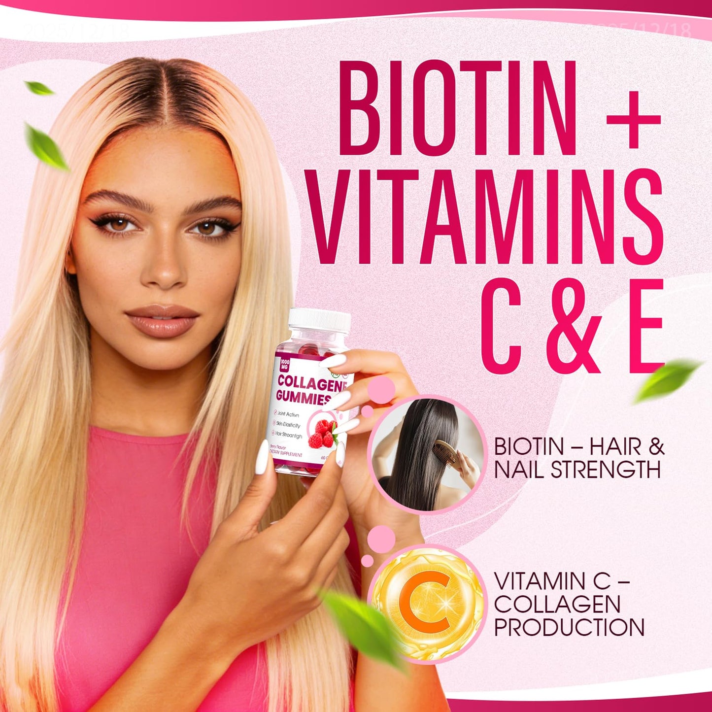 AQILUN Collagen Peptides Gummies 60 Count