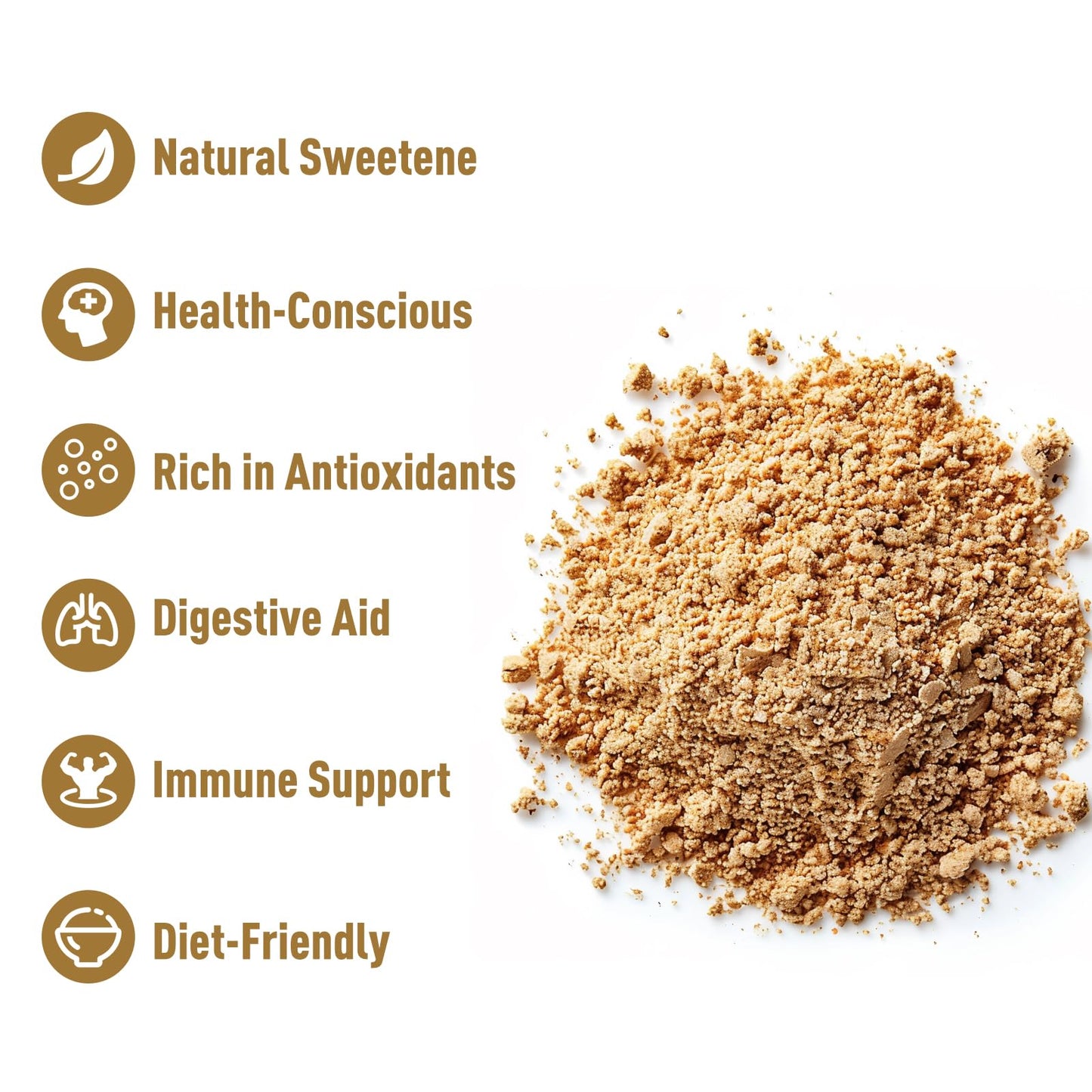 UNLEASH'D ORGANIC Monk Fruit Powder 16 oz