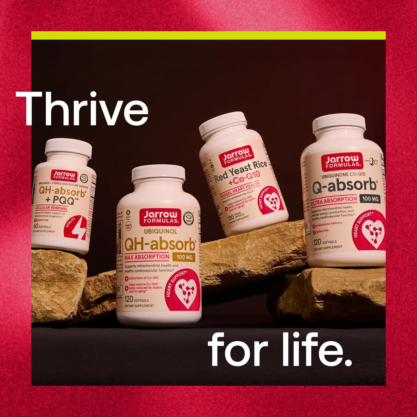 Jarrow Formulas Red Yeast Rice & CoQ10 Capsule 120 Count