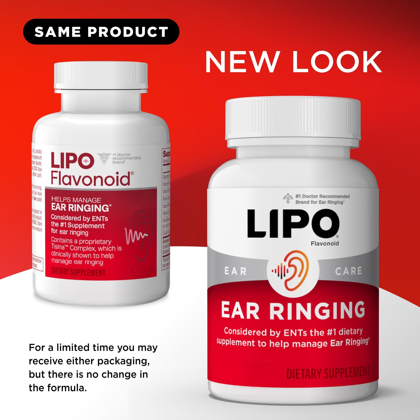 Lipo-Flavonoid Ear Ringing Caplets 500