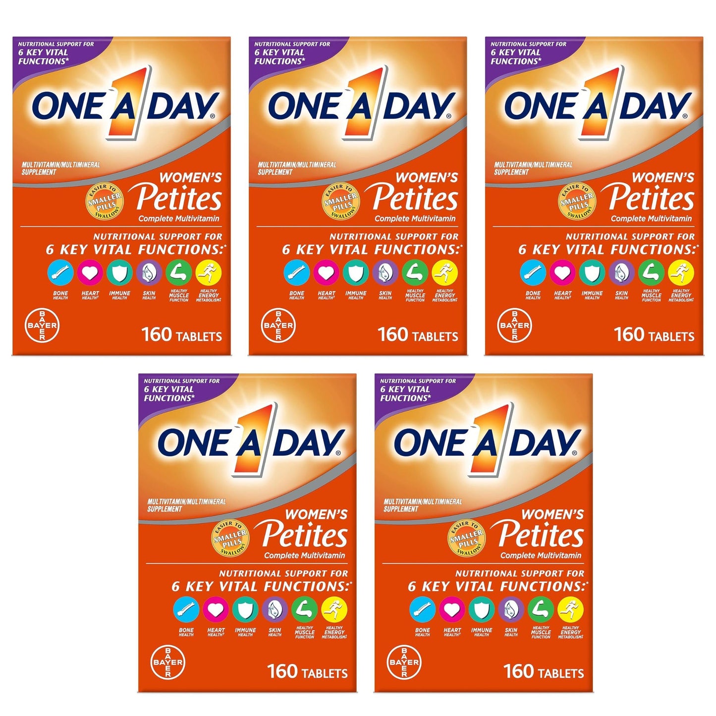 ONE A DAY Women's Petites Complete Multivitamin Tablet, 800 Tablets