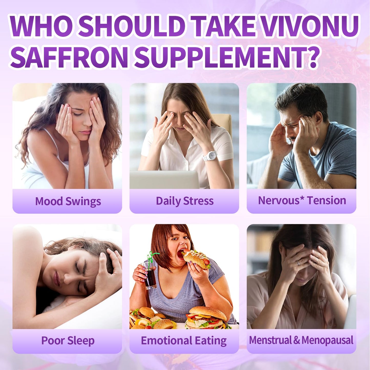 VivoNu Saffron Extract Capsules 120 Count