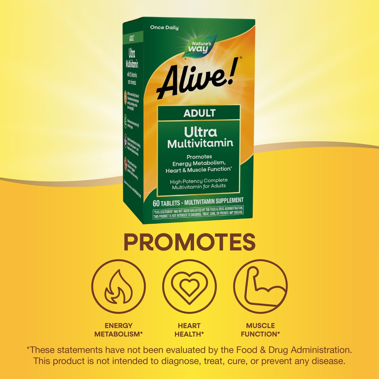 Nature's Way Alive! Adult Ultra Multivitamins, 60 Tablets