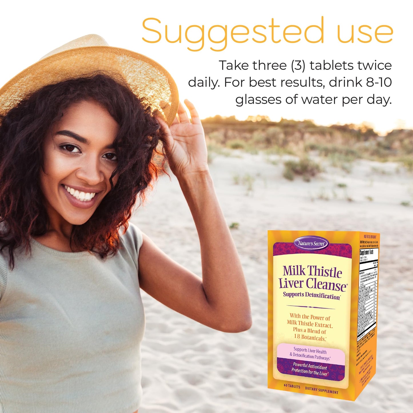 Nature's Secret Milk Thistle Liver Cleanse, 60 Tablets