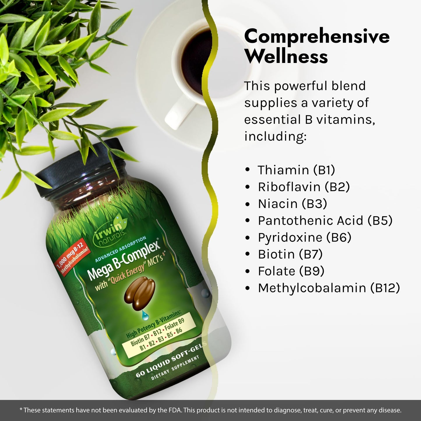 Irwin Naturals Advanced Absorption Mega-B Complex Softgels 60