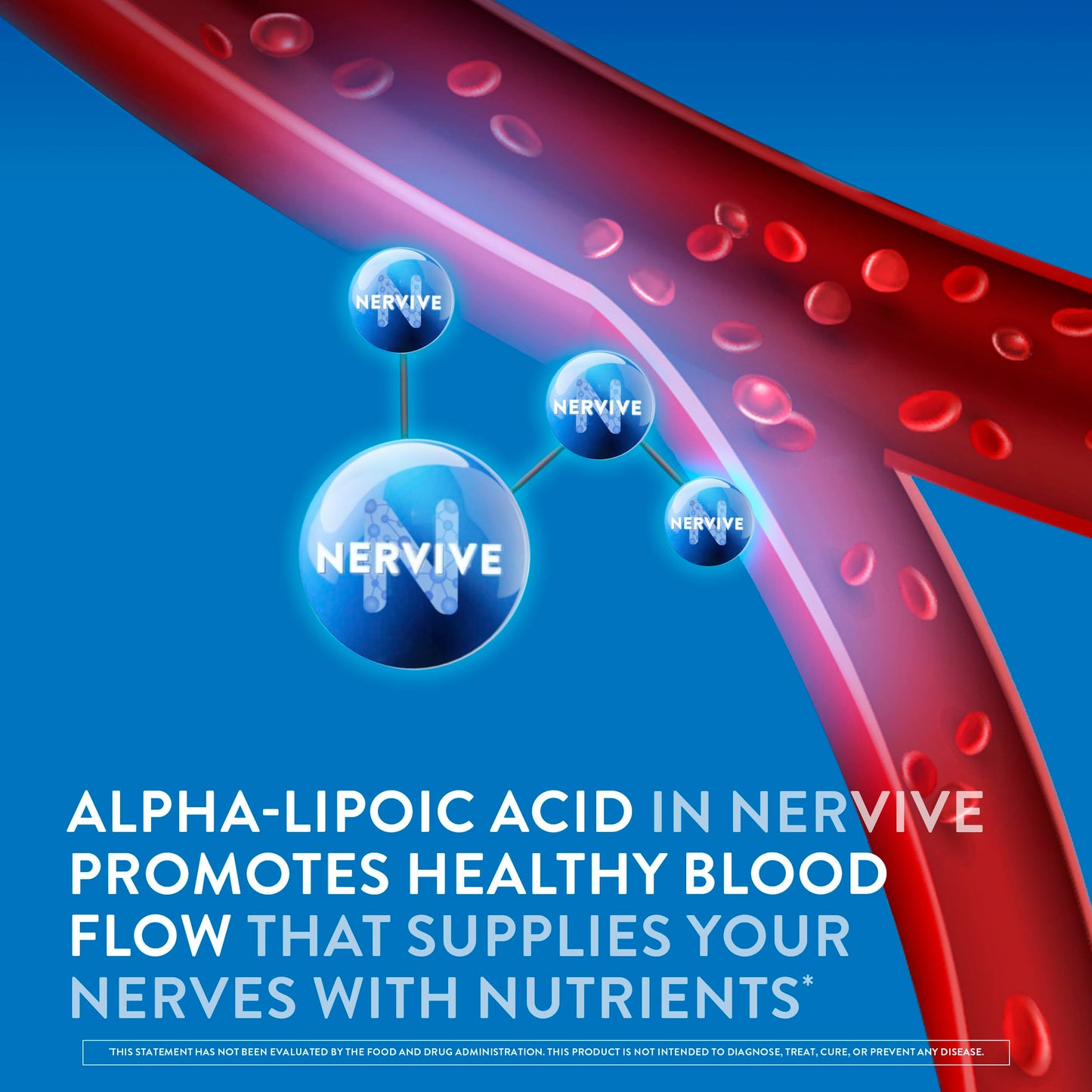 Nervive Nerve Health Alpha Lipoic Acid Tablet, 30 Tablets
