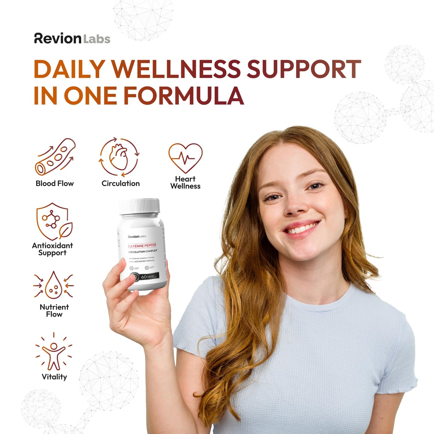 Revion LABS Cayenne Pepper Capsule 1 Count
