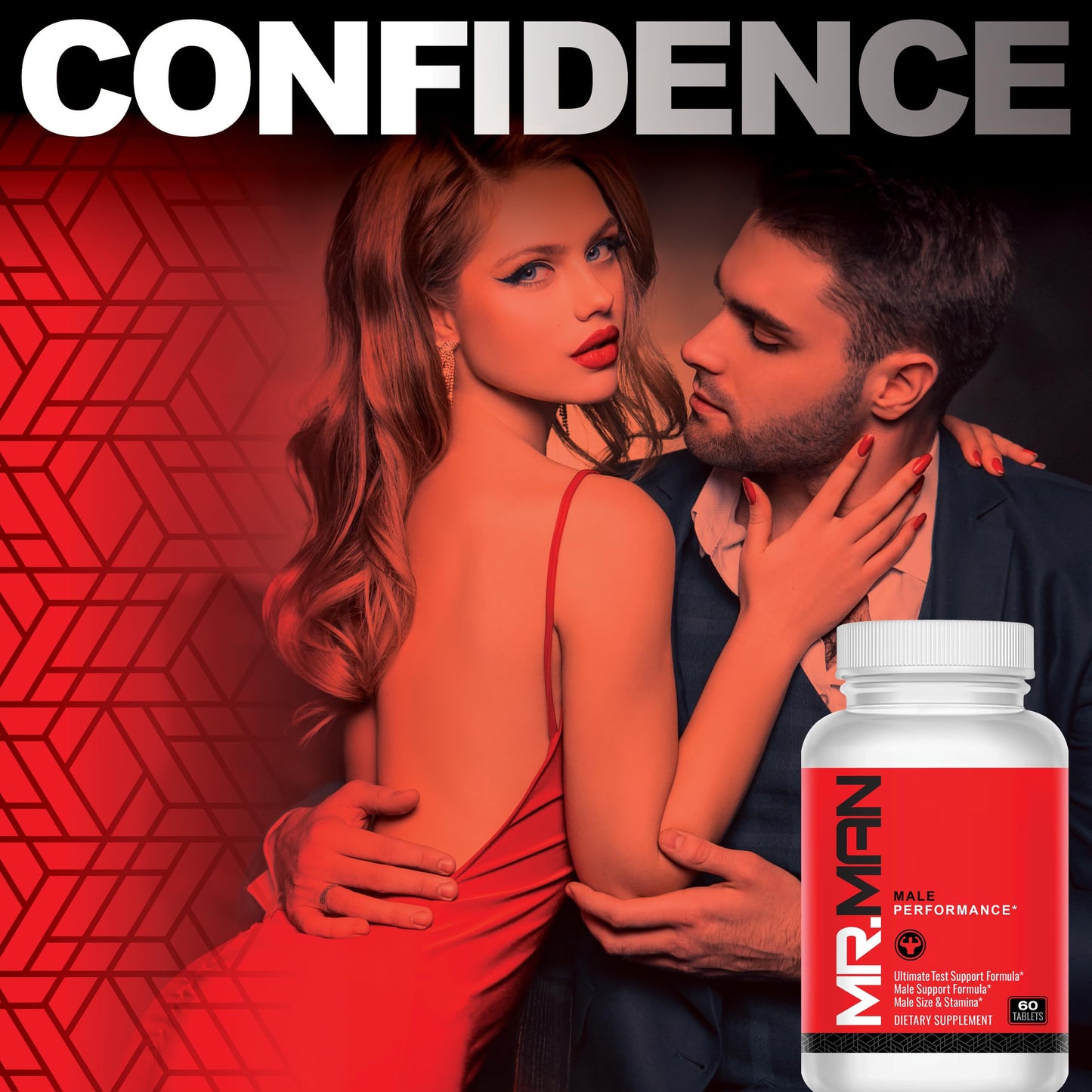 XENXNUTRA LABS Mr Man Male Performance and Enlargement Pills, 60 Tablets