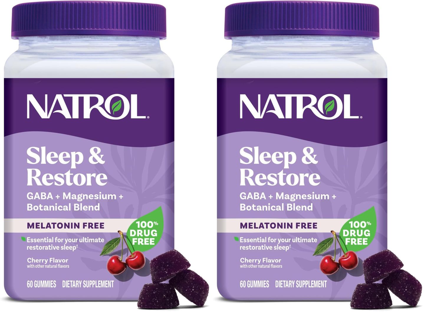 Natrol Sleep & Restore Magnesium Glycinate Blend Gummies, 120 Gummies