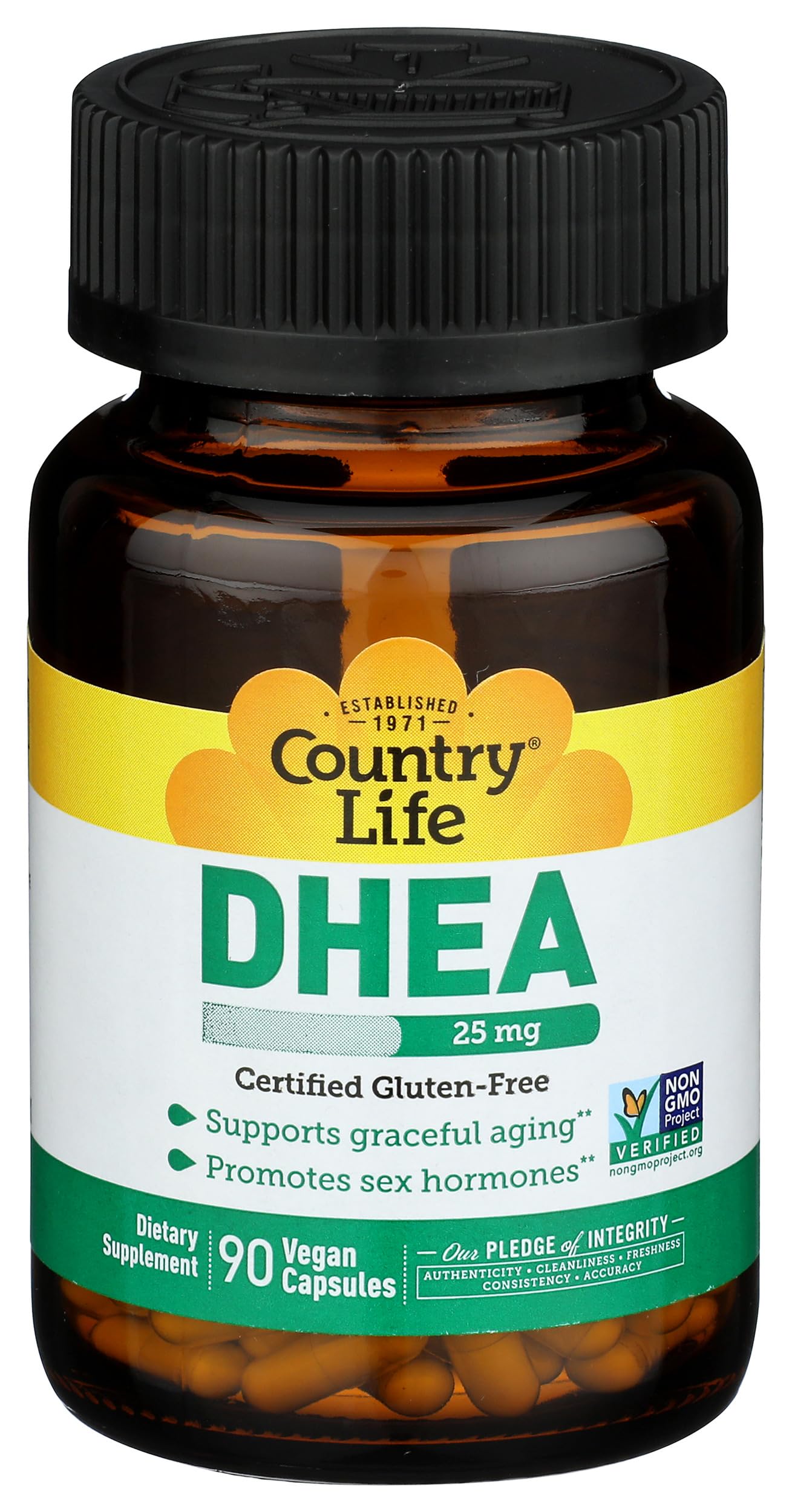 Country Life DHEA 25 mg Capsule 90 Count