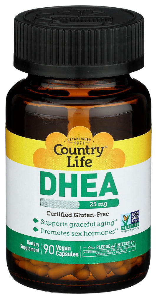 Country Life DHEA 25 mg Capsule 90 Count