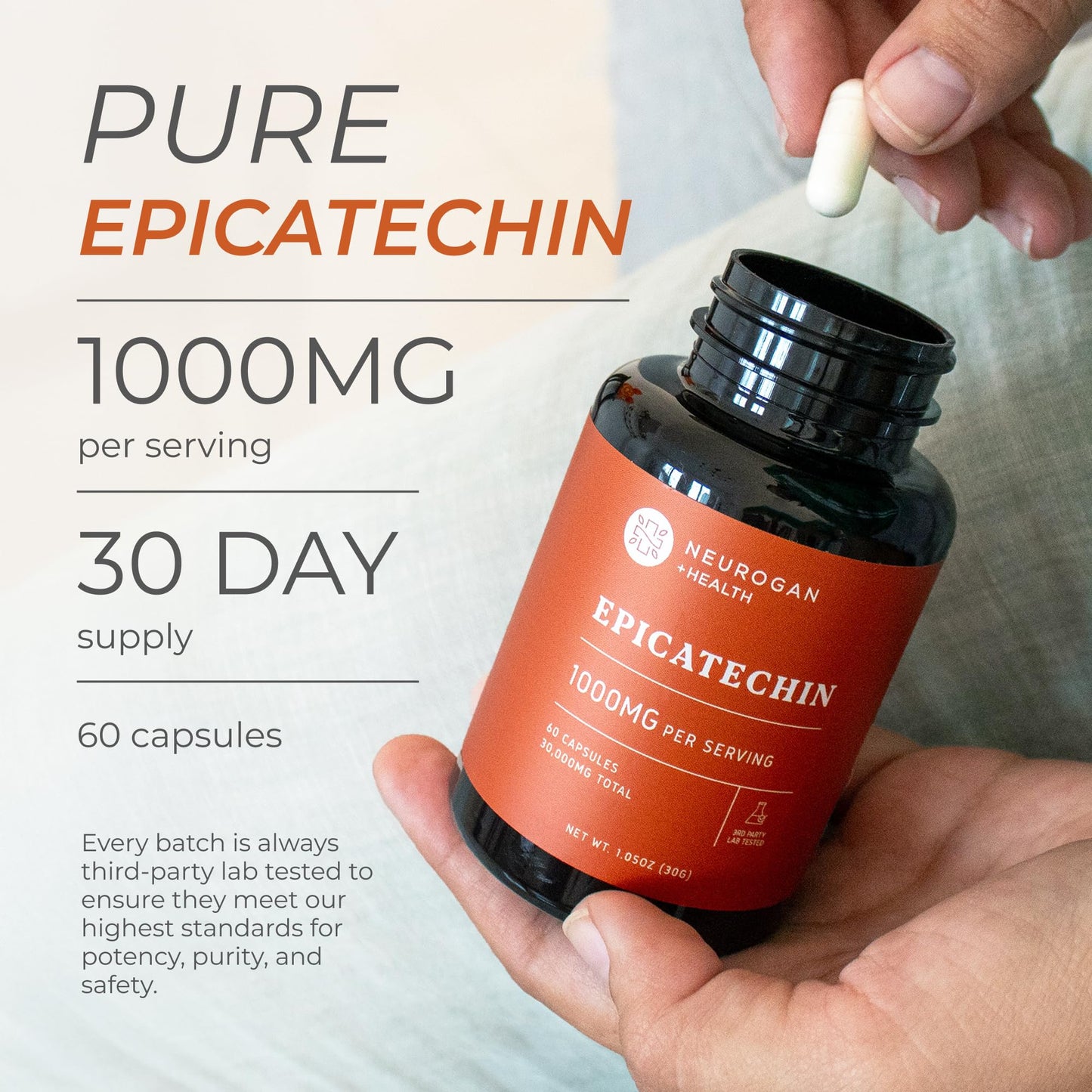 Neurogan Epicatechin 1000mg Capsule 60 Capsules
