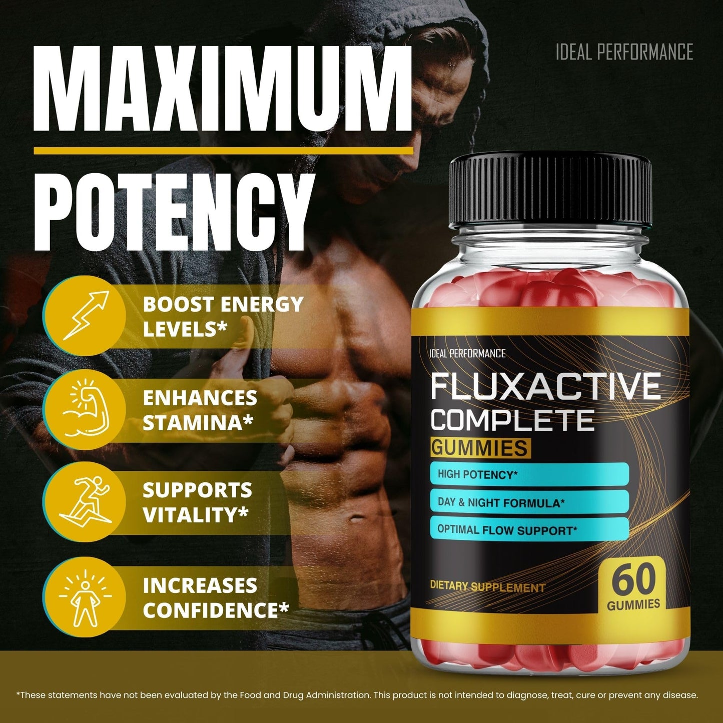 Ideal Performance Fluxactive Complete Gummies 180