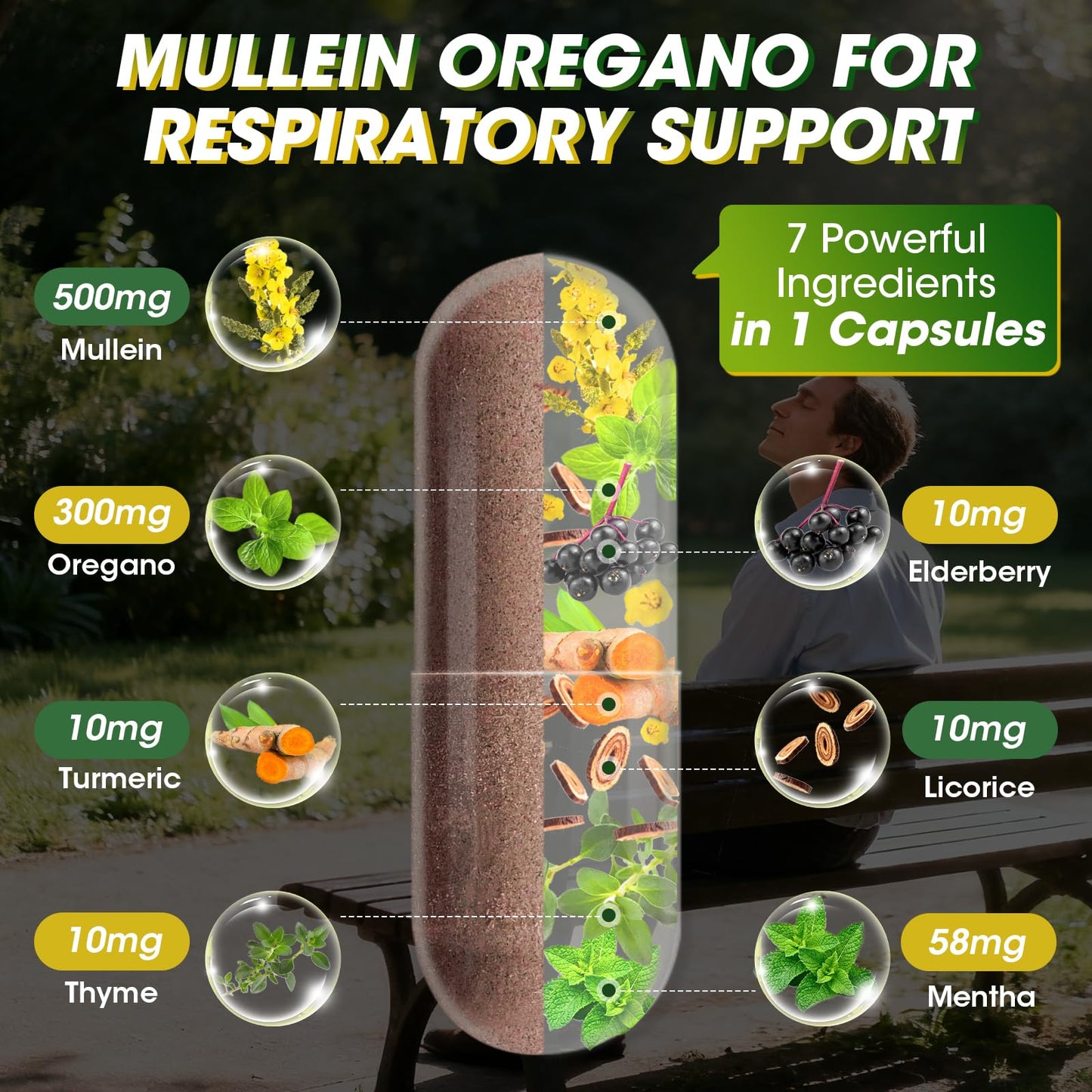 Catfit Mullein Oregano Oil, 120 Capsules