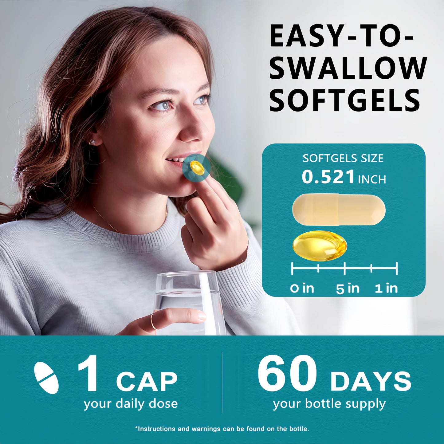 HZZYPLANT NAC Softgels 1200mg 60 Count