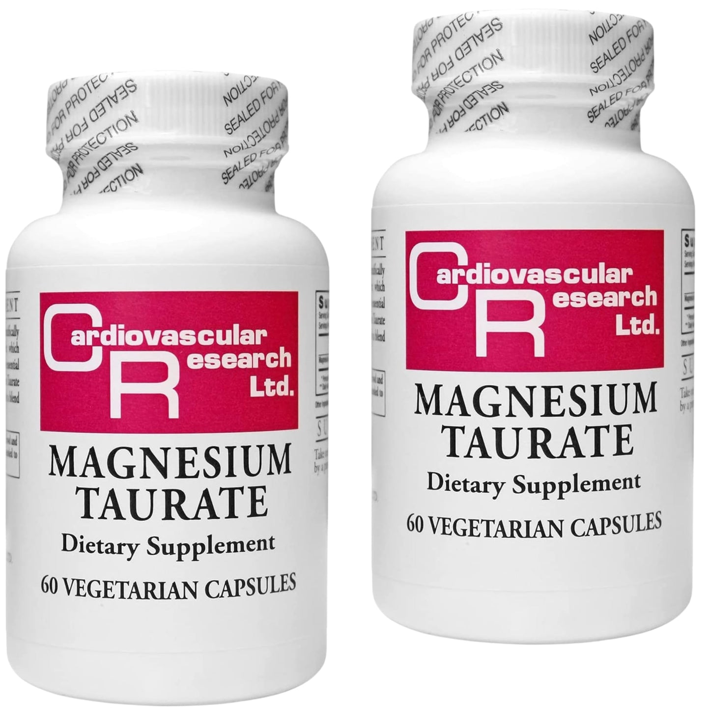 Cardiovascular Research Magnesium Taurate 125 mg Elemental Magnesium Capsules, 120 Capsules