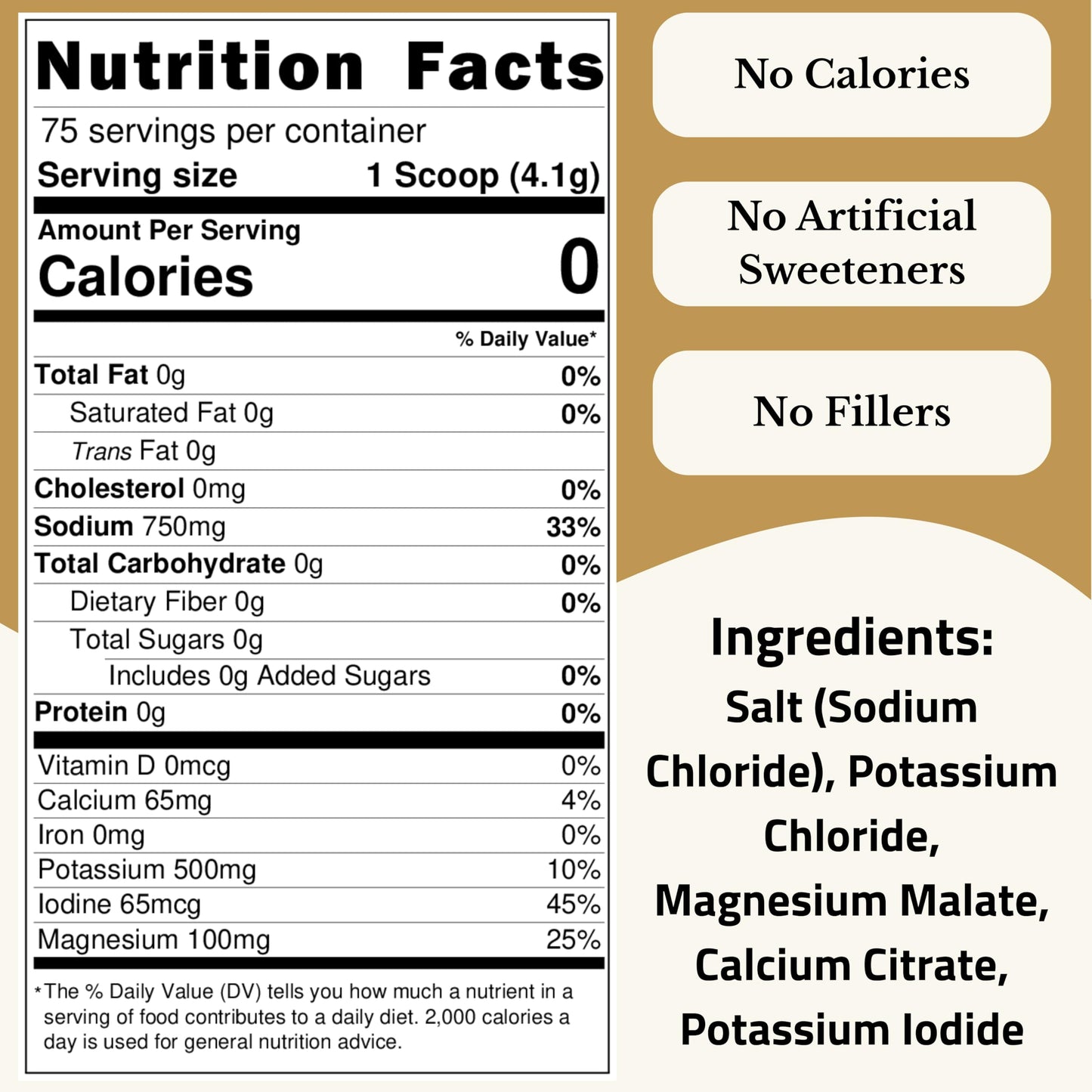 Atom & Root Raw & Unflavored Electrolytes Powder - Natural Fasting Salts, 10.85 Ounce