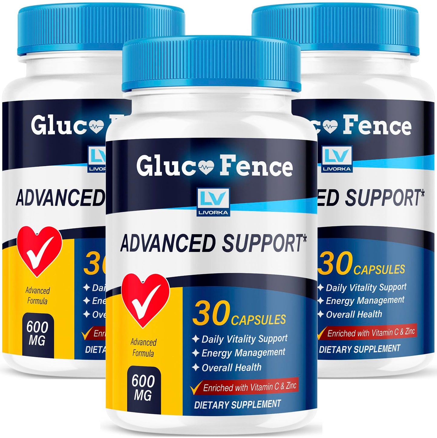LIVORKA Glucofence Capsule 90 Capsules