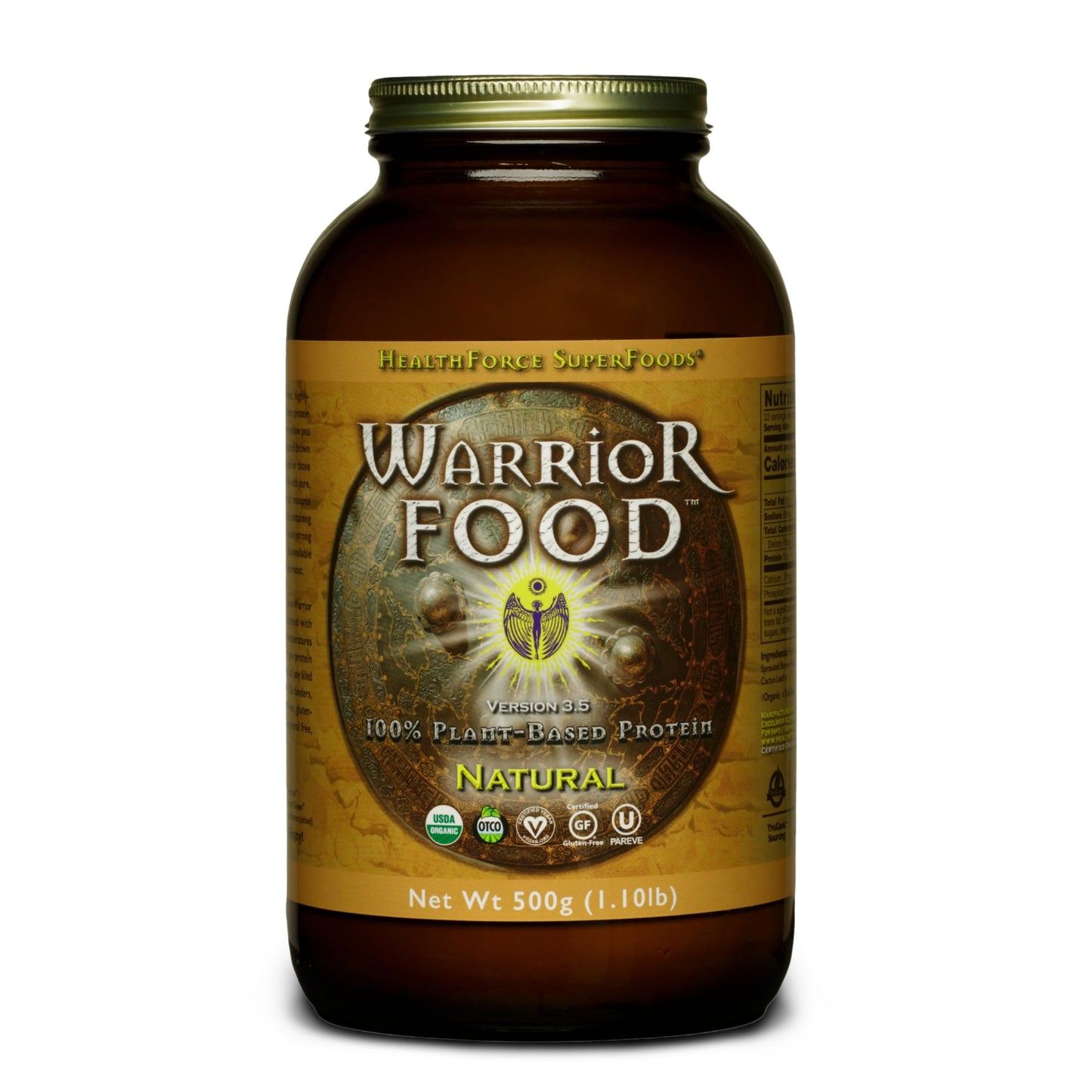 HEALTHFORCE SUPERFOODS Warrior Food Protein Powder 17.637 oz