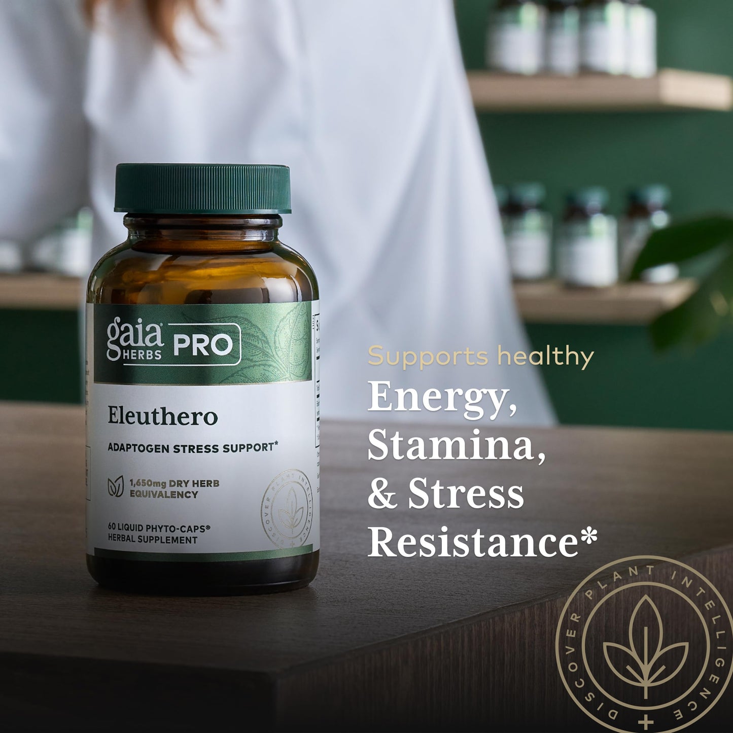 Gaia Herbs PRO Eleuthero Capsule 60 Count