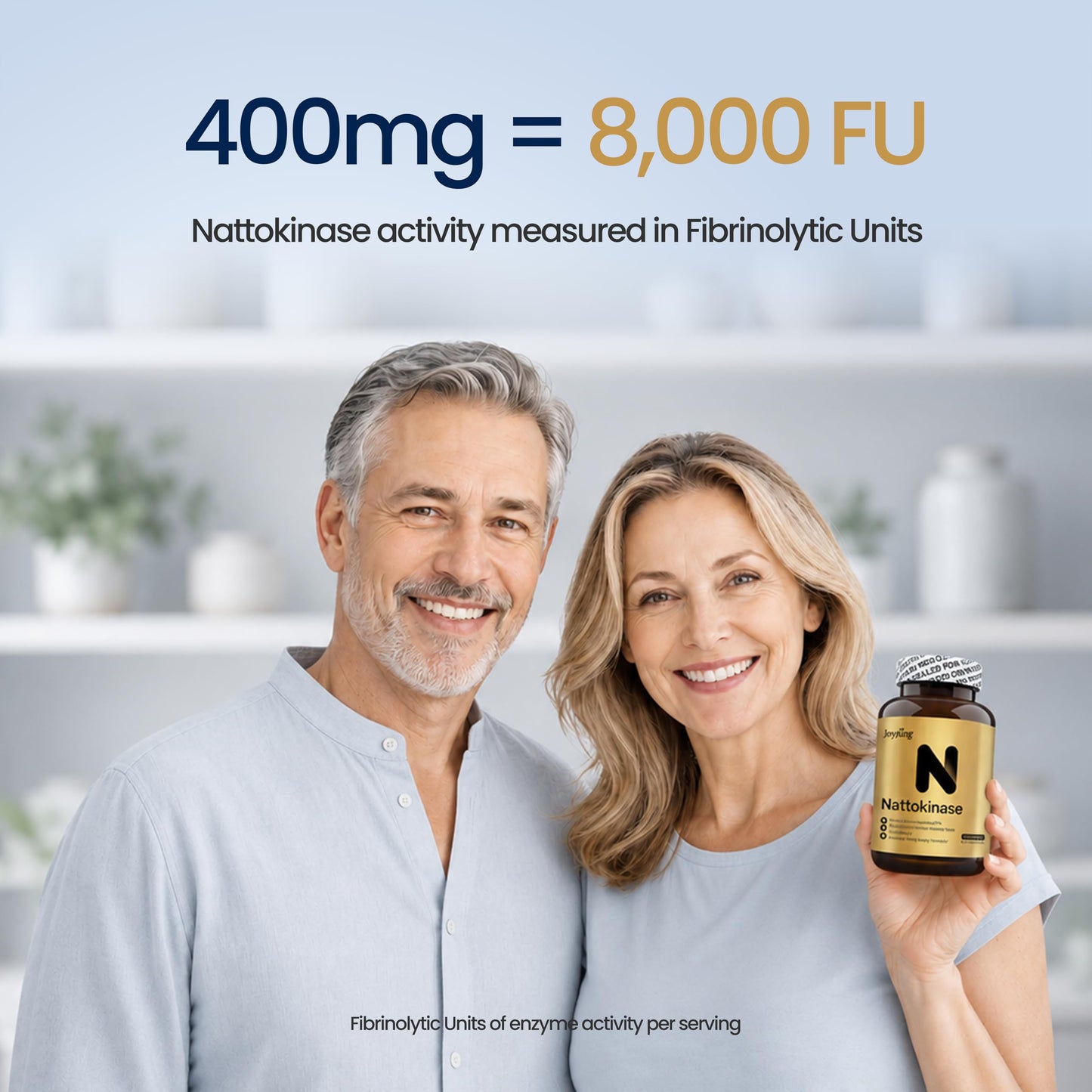 Joyung Nattokinase 8000FU Capsule, 60-count