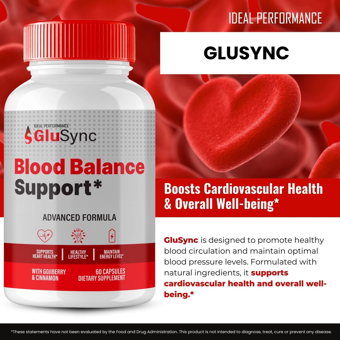 IDEAL PERFORMANCE GluSync Capsules 60 Count