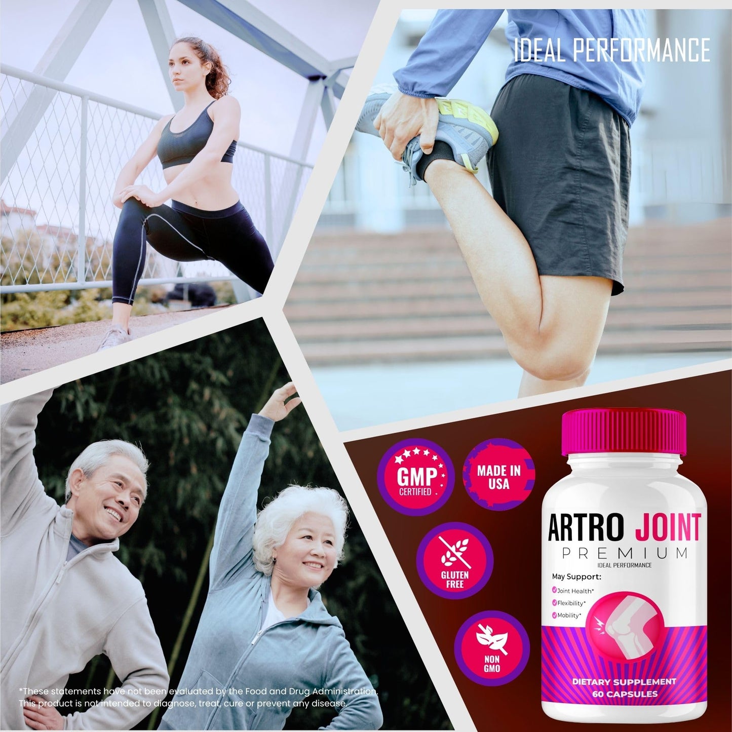 IDEAL PERFORMANCE Artro Joint Support Capsules 60 Capsules