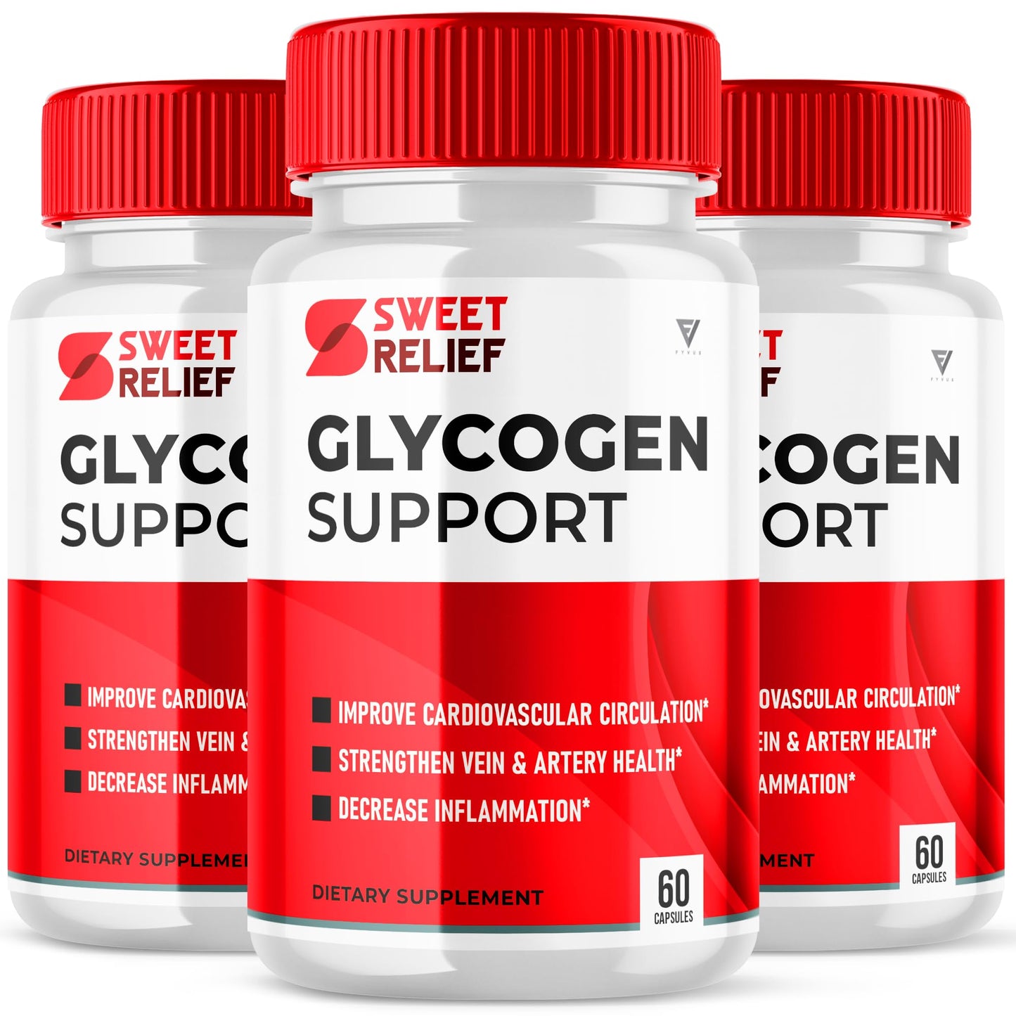 Fyvus Sweet Relief Glycogen Support, 180 Capsules