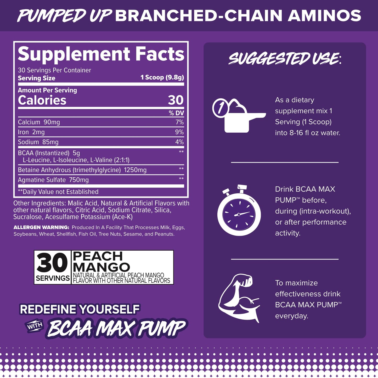 FINAFLEX BCAA MAX PUMP Powder 10.4 oz