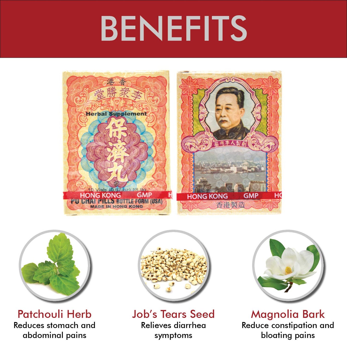 Li Chung Shing Tong Po Chai Pills Capsule 1 Count