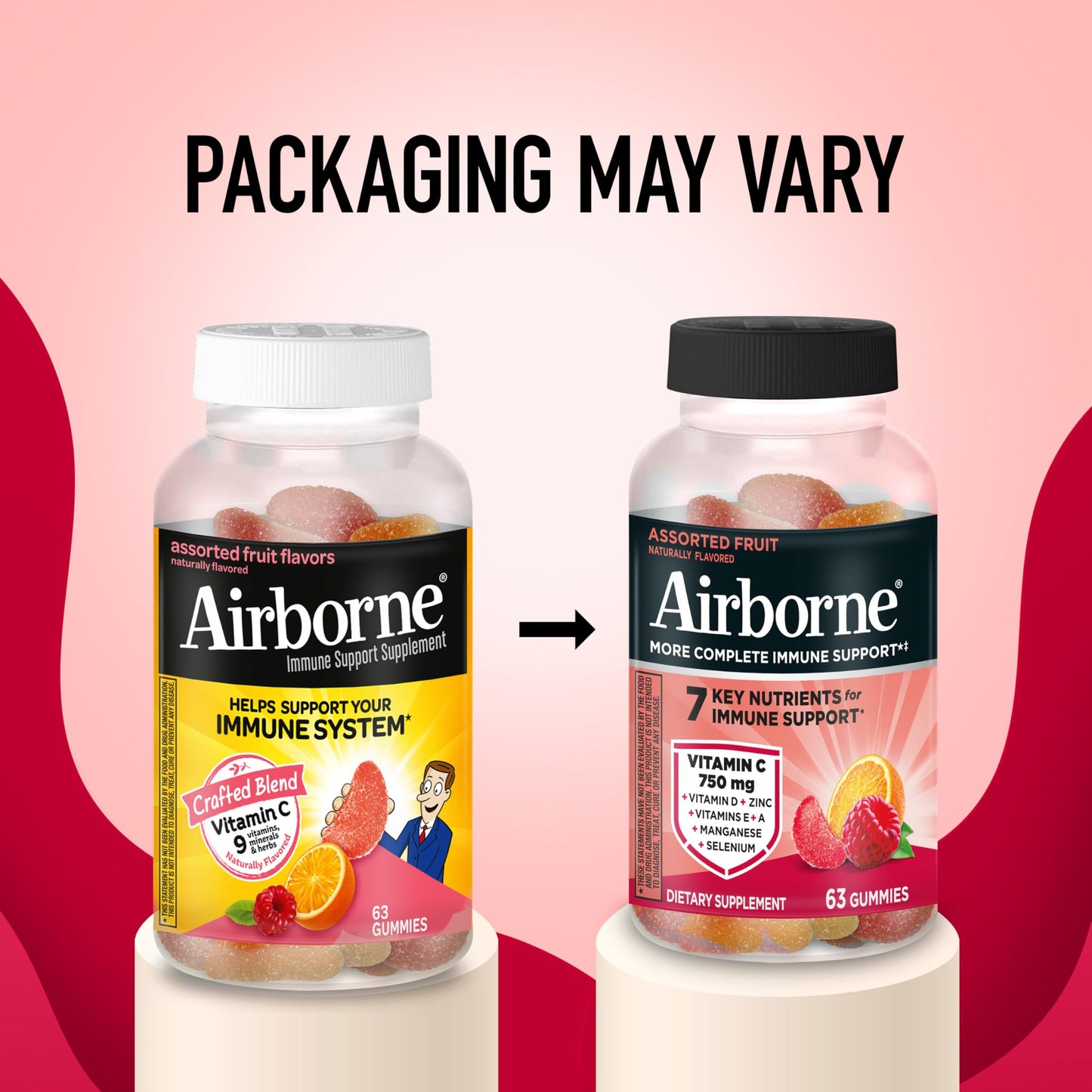 Airborne Immune Support Gummies 63 Count