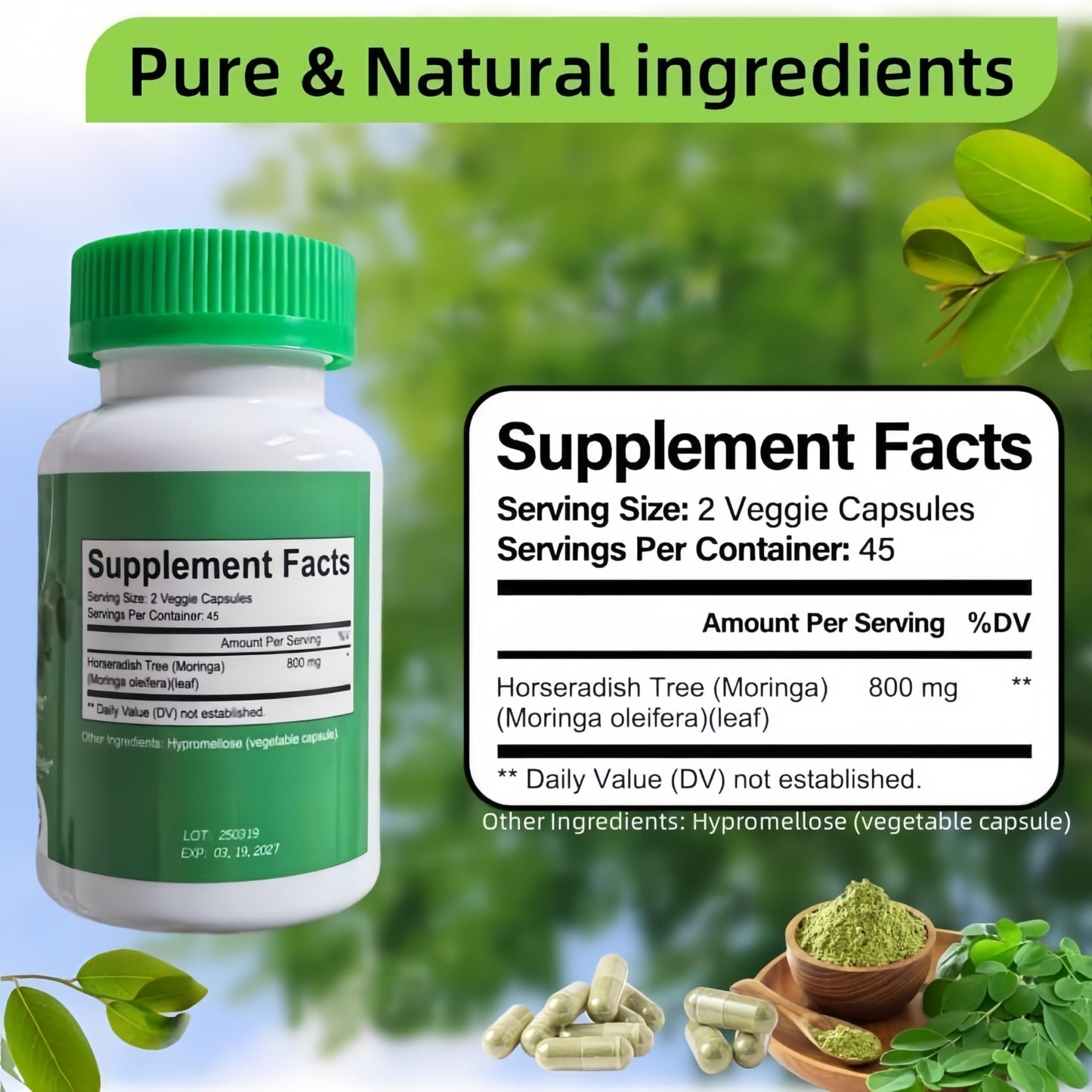 Llkpuygts Moringa Softgel 90 Count