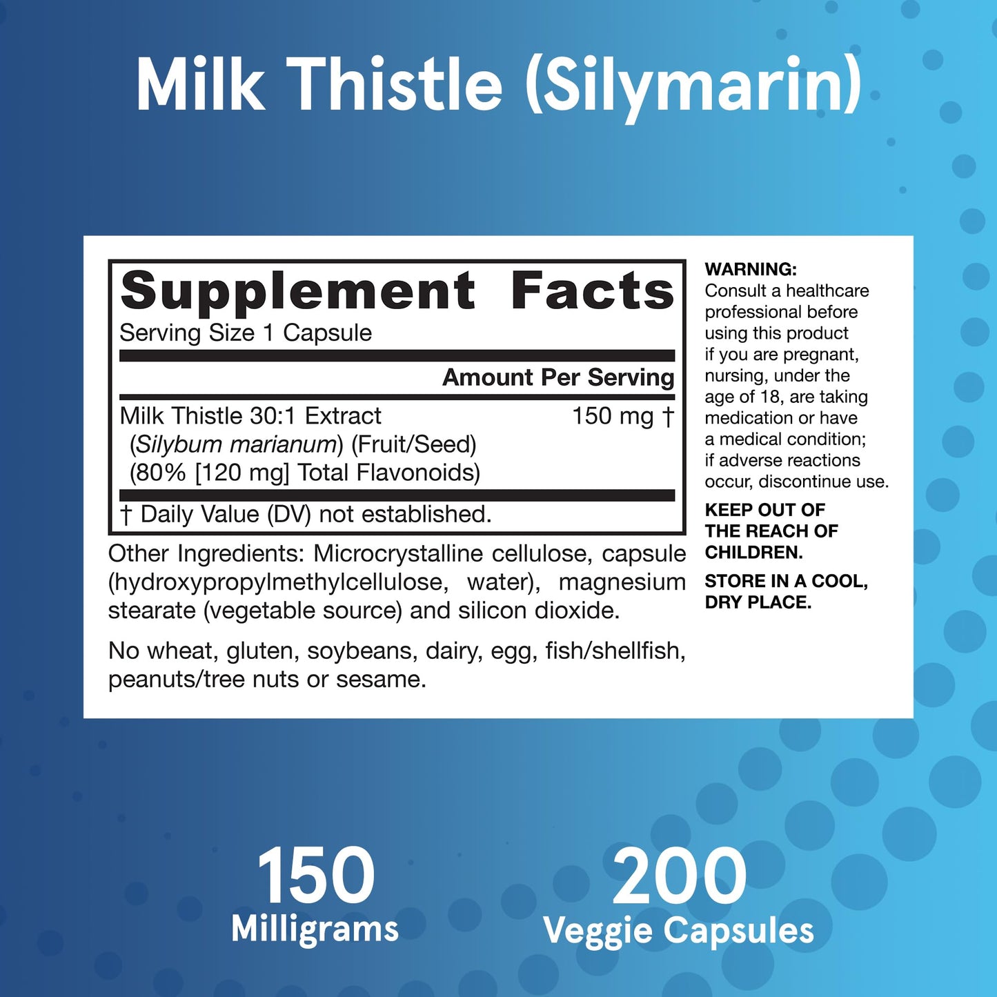 Jarrow Formulas Milk Thistle Supplement Capsule 200 Count