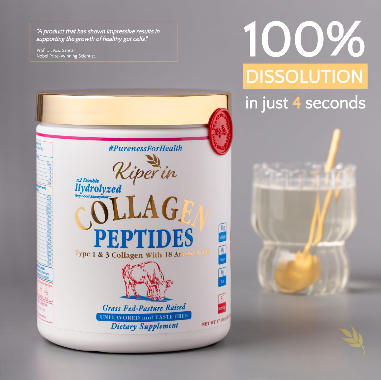 Kiperin Collagen Peptides Powder 1 Count