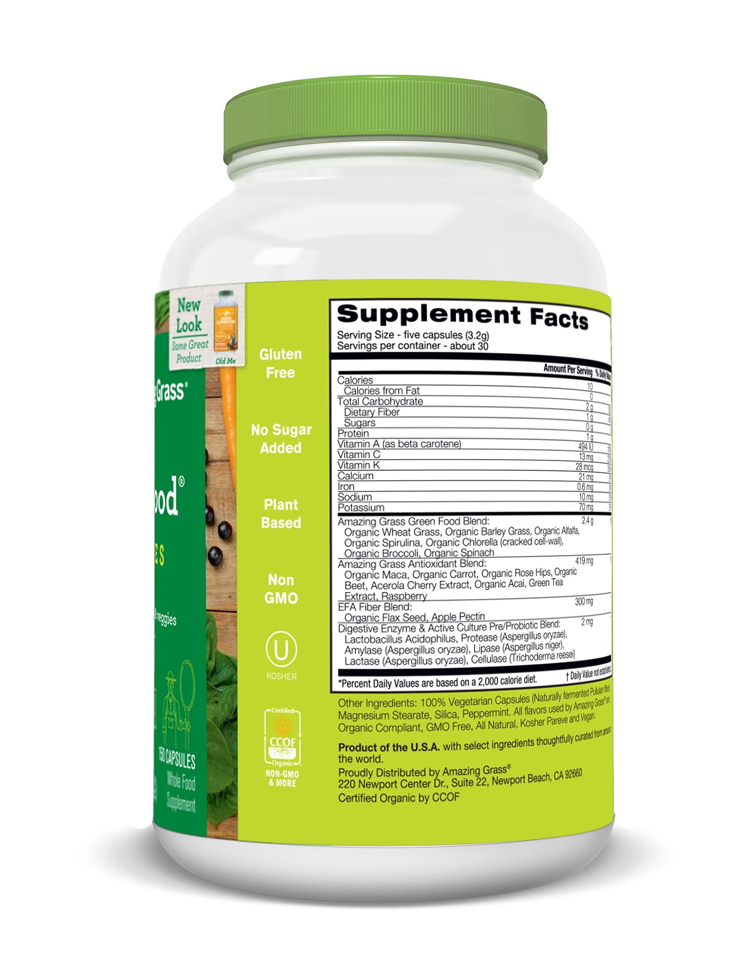 Amazing Grass Green SuperFood Original Tablet, 150 Tablets