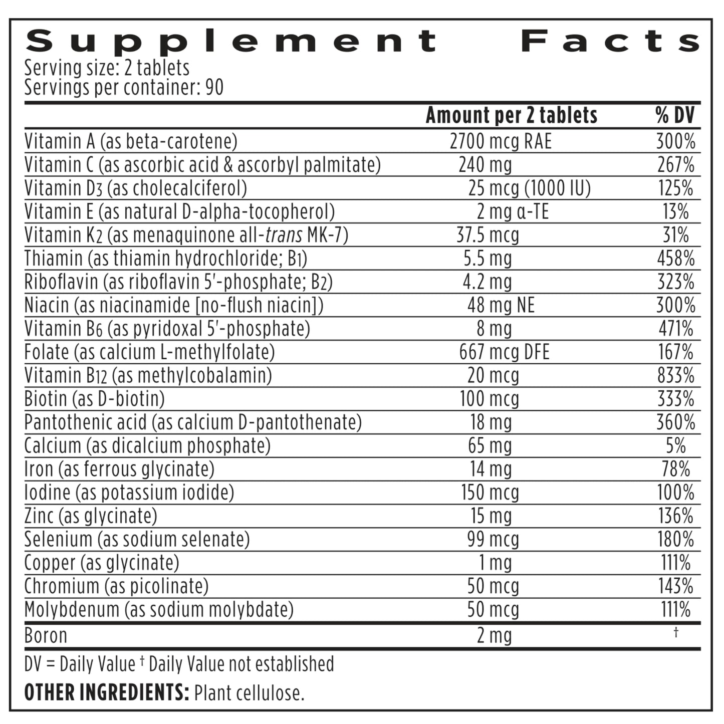 Igennus Healthcare Nutrition High Potency Methylated Multivitamin for Women with Gentle Iron, 5-MTHF Folate & Methylcobalamin B12, Non-GMO, 180 Vegan Tablets