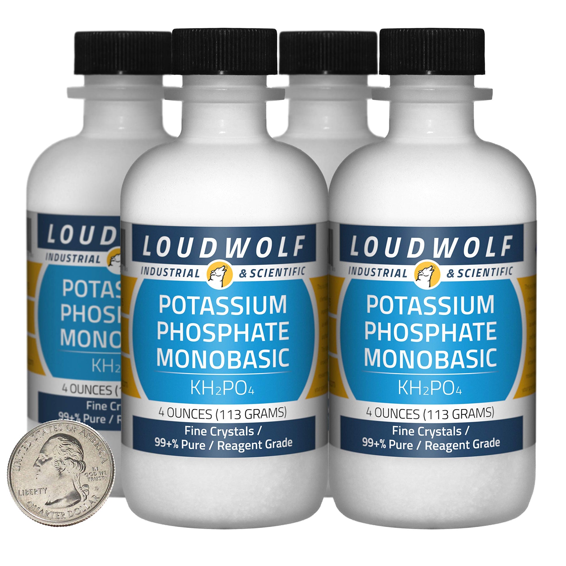 Loudwolf Potassium Phosphate Monobasic Powder, 16 Ounces