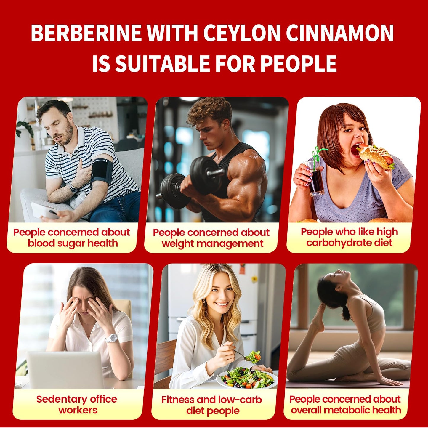 VivoNu Berberine with Ceylon Cinnamon Capsules, Berberine HCL 1200mg, Ceylon Cinnamon 250mg, 10:1 Concentrated Extract for Liposomal Formula, Supports Immune and Digestive Health, 3 Bottles