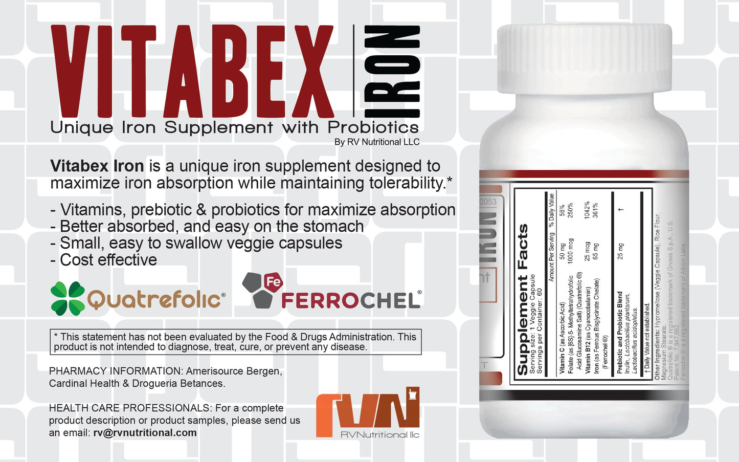 Vitabex Iron Iron Supplement Capsule 1