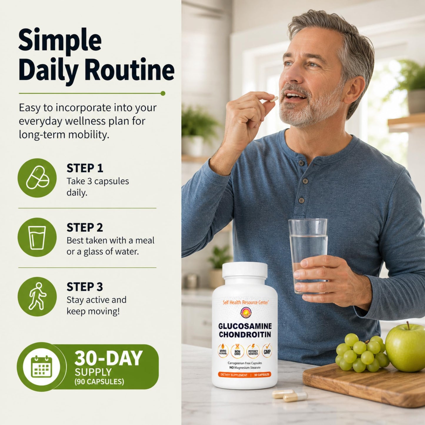 Dr Clark Store Glucosamine Chondroitin Plus Capsules 90