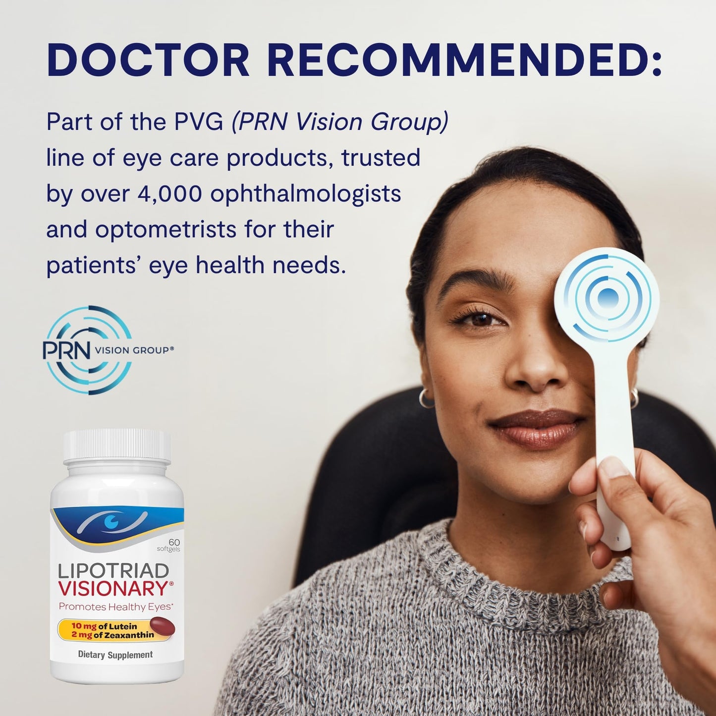 Lipotriad Visionary Eye Vitamins, 60 Capsules